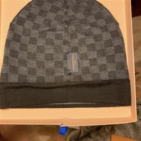 louis vuitton old season beanie.